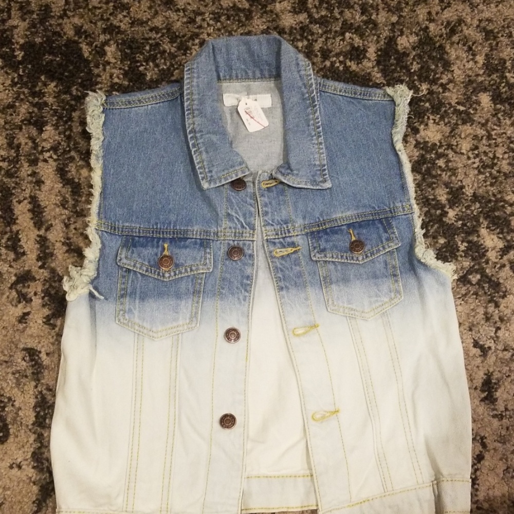 Jean vest Brand new with tag